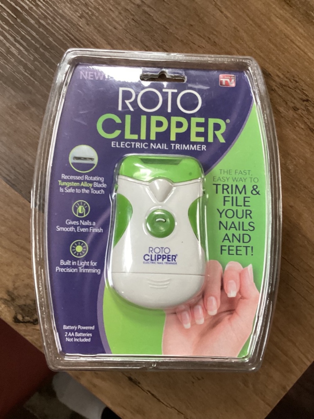 As seen on TV Roto Clipper Electric Nail Clipper New